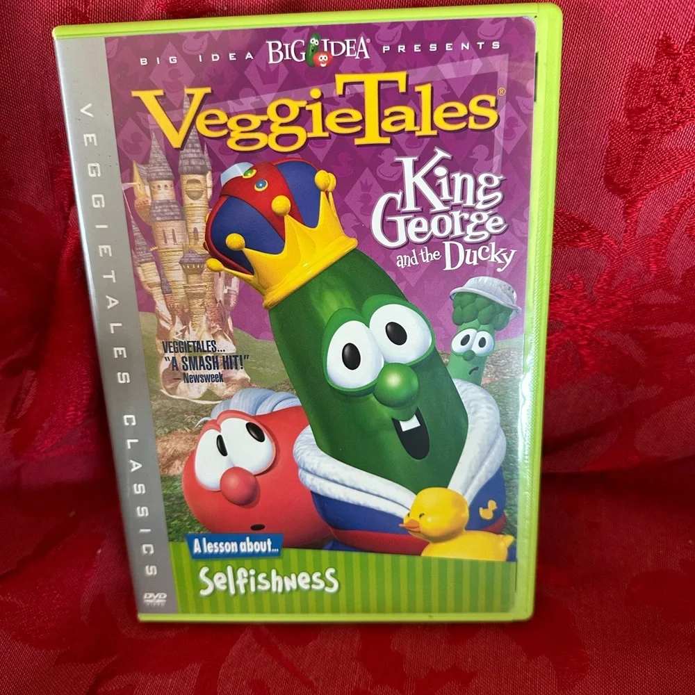 🌵 3/$15 VeggieTales King George and the Ducky DVD ( see description)
